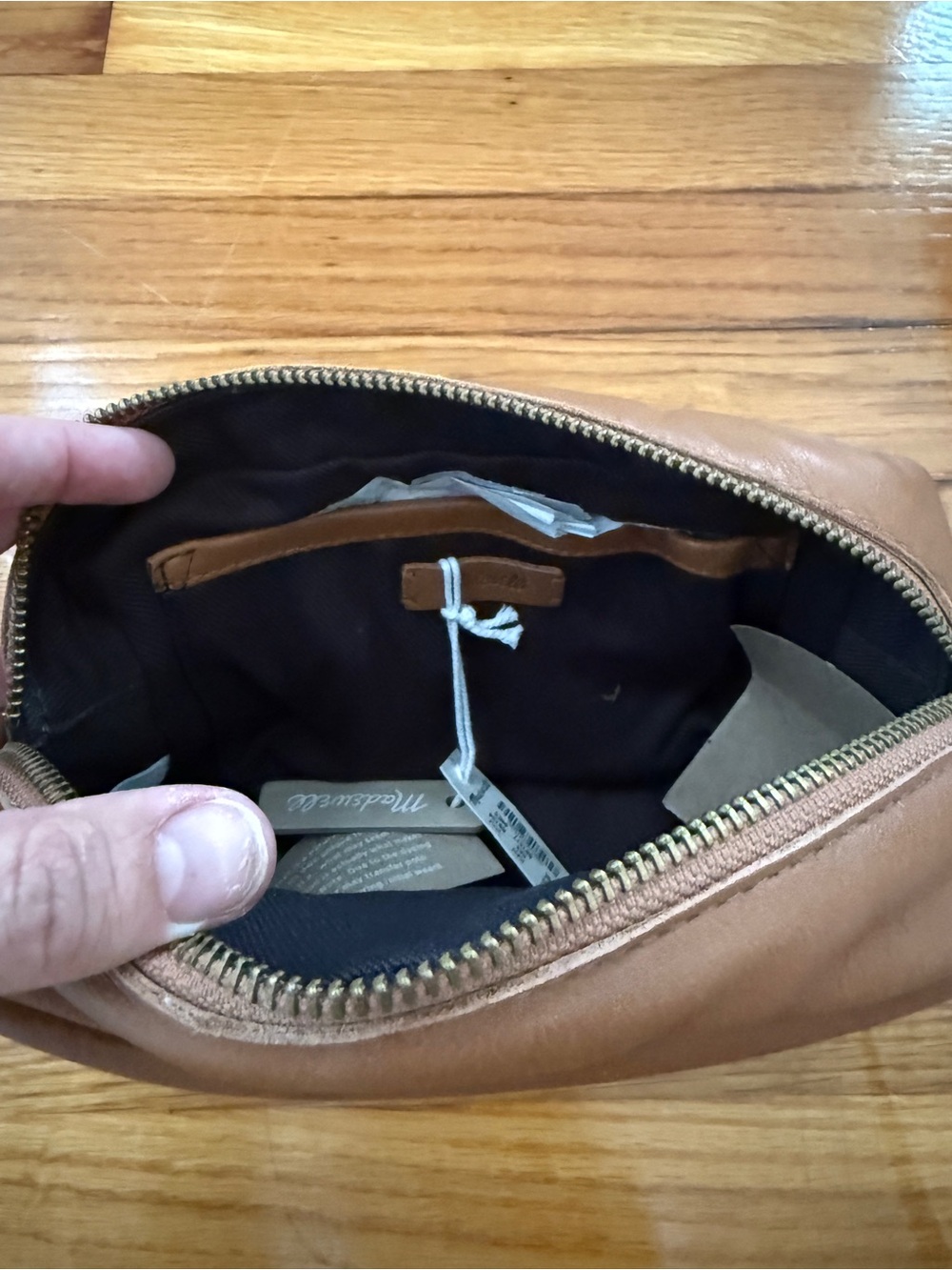 Madewell Tan Quilted Mini Crossbody Bag - Picture 5 of 5